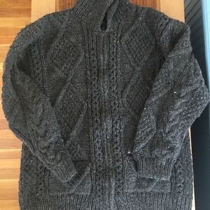 Brown Cardigan Sweater